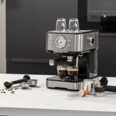 Discover the Princess 249412 Coffee Machine in Stylish Metal - Brew Perfect Coffee Every Time!